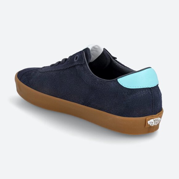 Vans Blue Suede Sport Low Lace Up Sneaker - Picture 3 of 12